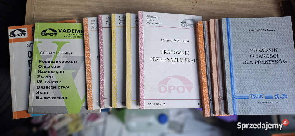 Kolekcja OPO Bydgoszcz poradniki zarządzania Łęczyca sprzedam