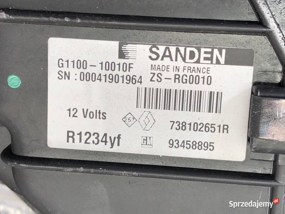 NAGRZEWNICA TYŁ OPEL VIVARO B 93458895 Bus 1419