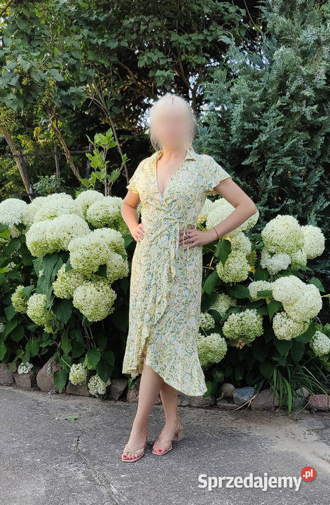 Żółta sukienka Gina Tricot 34 XS 36 S łączka zachodniopomorskie Szczecin