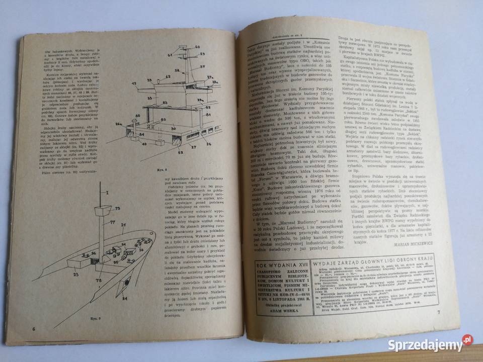 Mały Modelarz 81974 Rudoropowęglowiec Marszał śląskie Dąbrowa Górnicza sprzedam