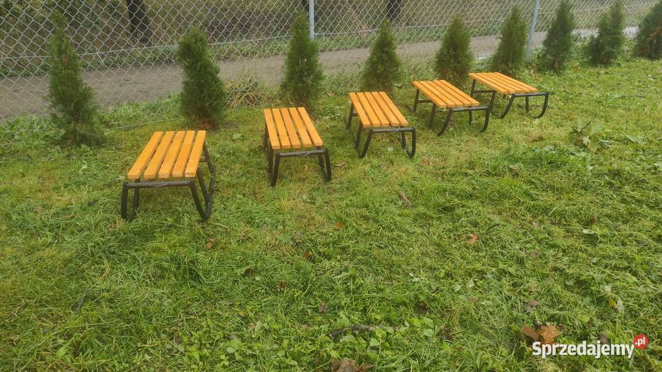Sanki metalowe Nowe spawane Morąg