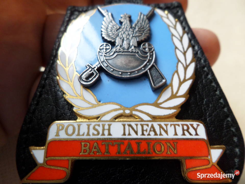 Odznaka POLISH INFANTRY BATTALION oryginał Poznań