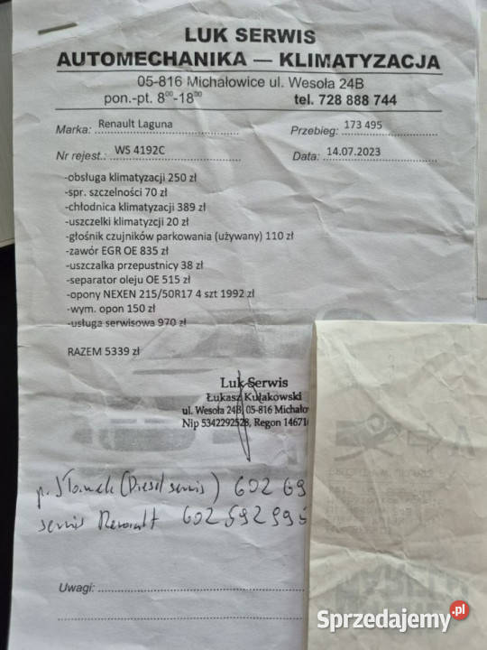 Renault Laguna 20 dCi 150 GWARANCJA bose nawi VAT marża Laguna Warszawa