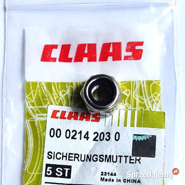 0002142030 Nakrętka M10 DIN985 Claas mazowieckie