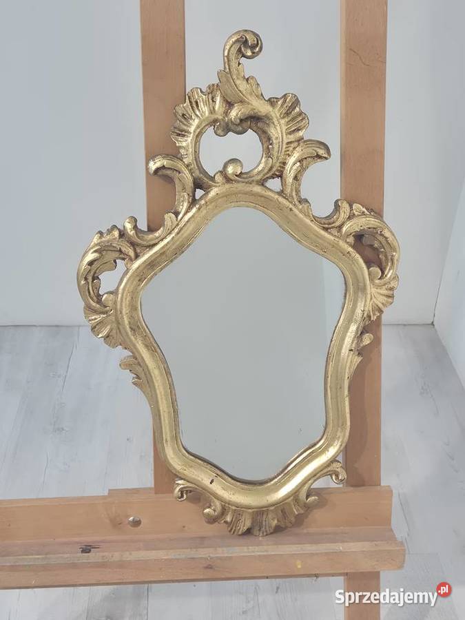 Lustro w stylu barokowym złote łódzkie Poddębice