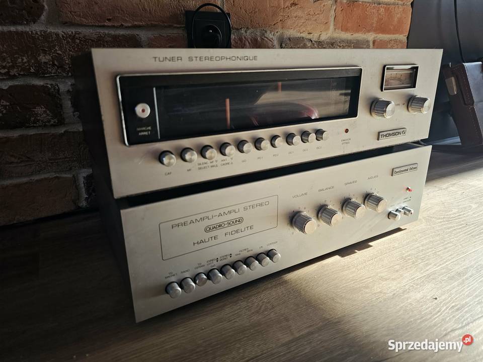 Wzmacniacz Unitra PA 9703 tuner T 117 export Warszawa