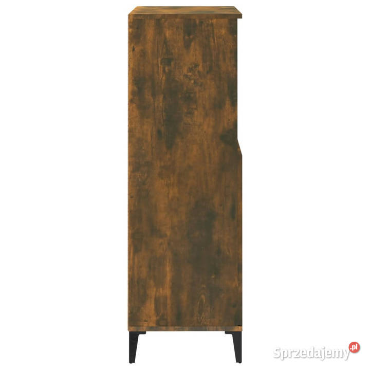 Wysoka szafka przydymiony dąb 60x36x110 WM821233 Warszawa sprzedam