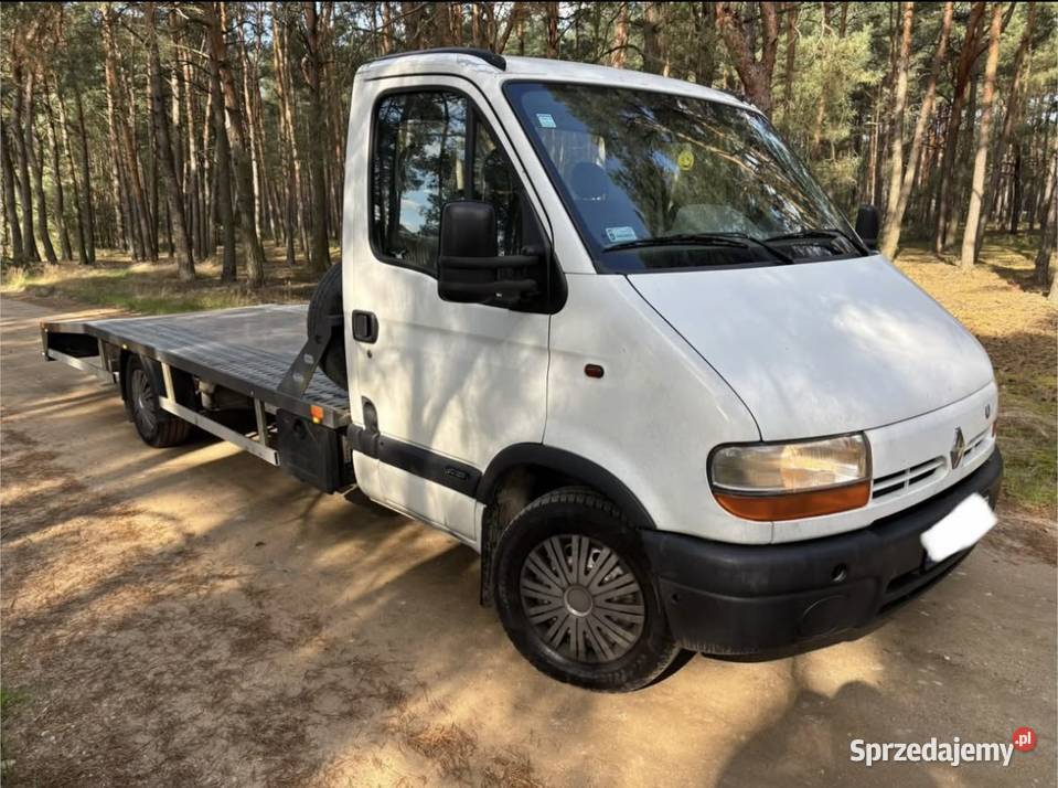 Renault Master autolaweta 25 dCi najazd laweta wielkopolskie Grodziec