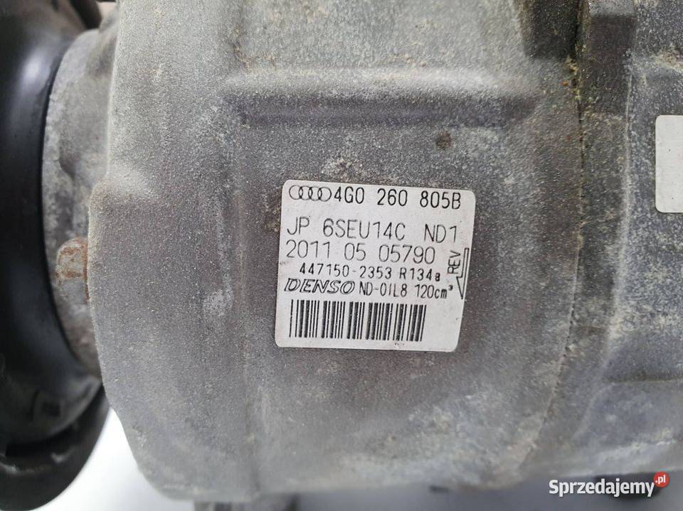 SPRĘŻARKA KLIMATYZACJI AUDI A8 D4 4G0260805B Lipno