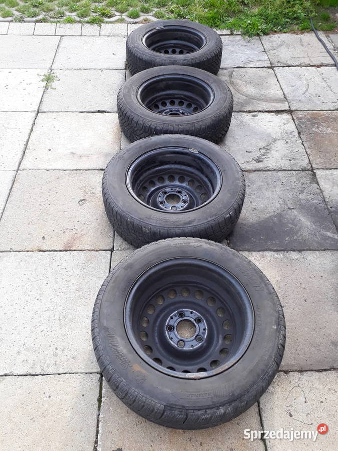 Koła stalowe 15 z oponami zimowymi 19565 R15 Opony i felgi Mikołów