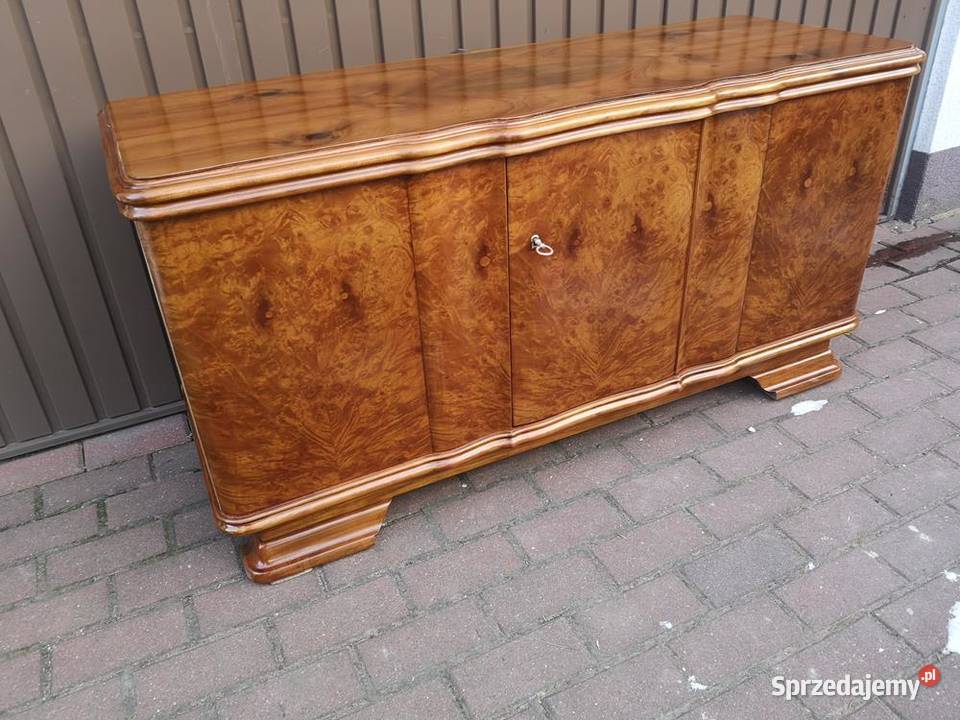 Komoda ARTDECO OrzechCzeczot Niska Stara Antyk Swarzędz