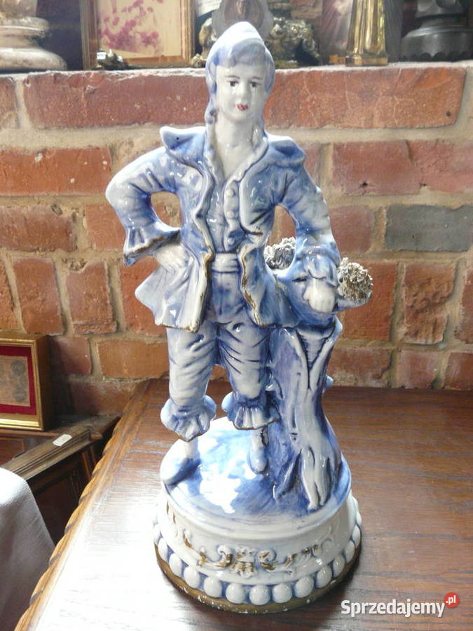Figurka porcelanowa mężczyzny Rybnik