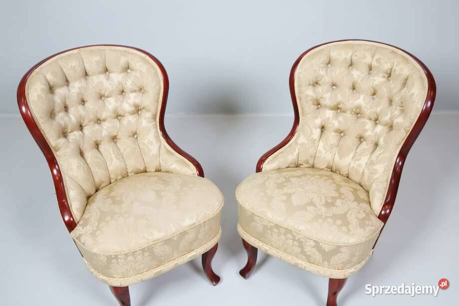Fotele Ludwik Filip Emma Meble wielkopolskie Budzyń