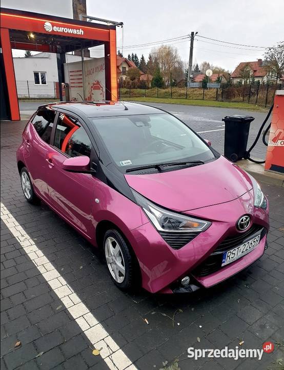 Toyota Aygo Selection XCITE Magenta 2018 r wspomaganie kierownicy Alwernia sprzedam
