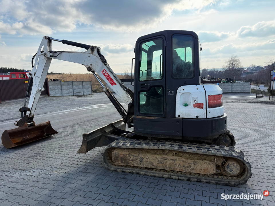 minikoparka BOBCAT E50 kabina waga 5000 gumowe