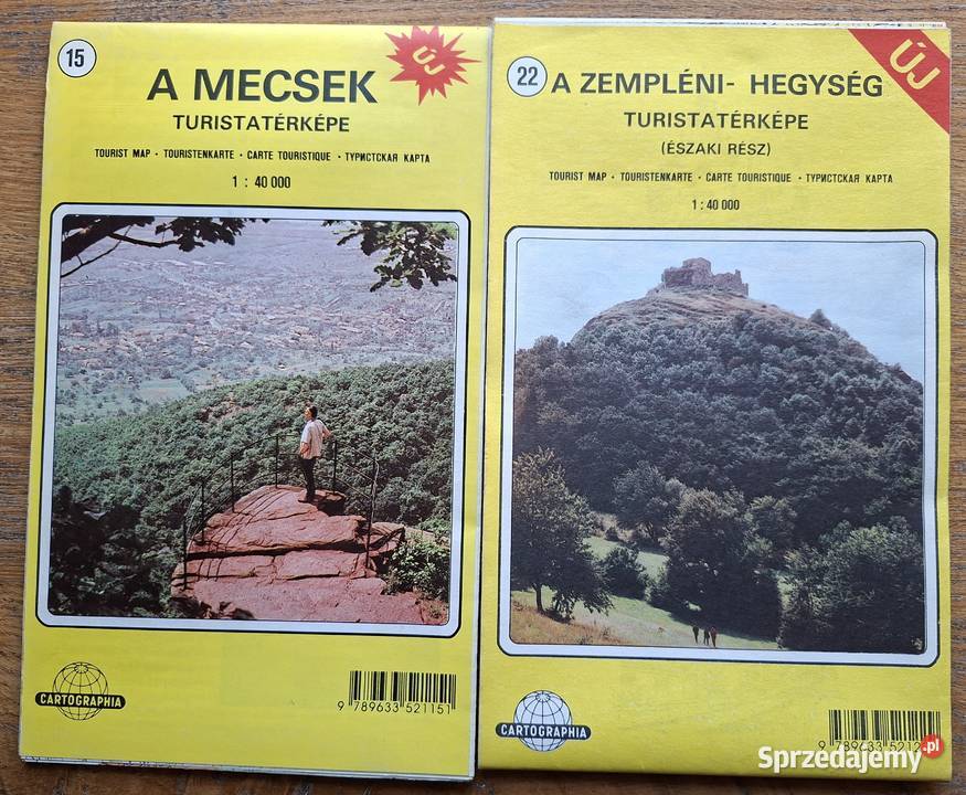 15 A Mecsek 22 A ZempleniHegyseg 140 000 tourist sprzedam