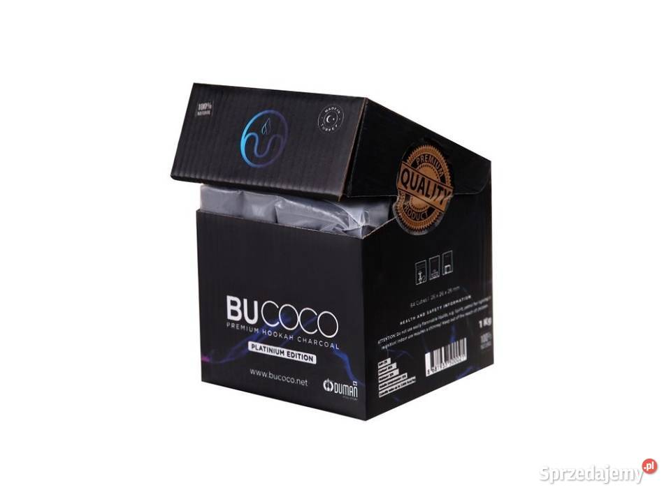 BUCOCO PREMIUM Hookah Węgiel do Fajki Wodnej Łódź