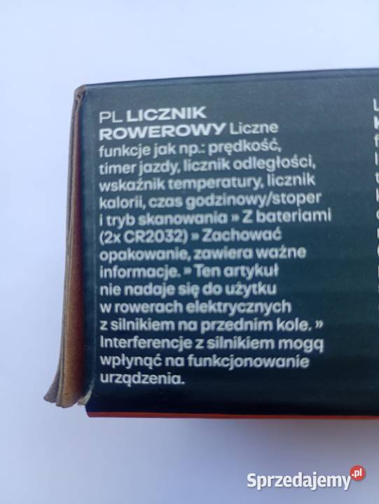 Licznik rowerowy bezprzewodowy nowy Części i akcesoria