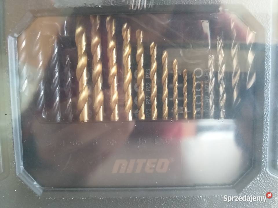 NAJTANIEJ Wiertła i Bitów Etui 79el Drewno Metal Zabrze sprzedam