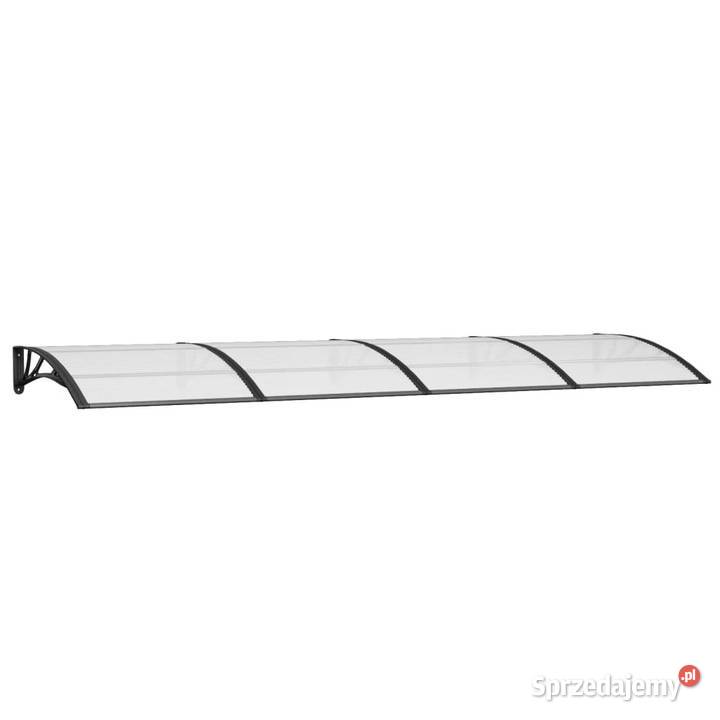 Daszek drzwi czarny 350x100 poliwęglan WM153594 Warszawa sprzedam