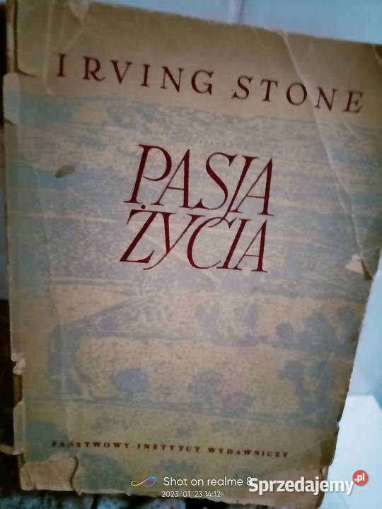 Pasja życia Stone biografia malarza Van Gogh Rok wydania 1954 Warszawa