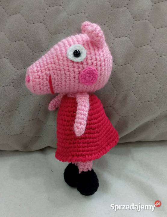 Świnka Peppa na szydełku Łask