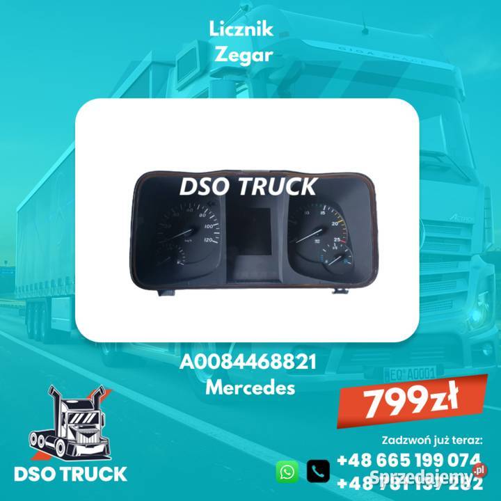 A0084468821 Mercedes ACTROS AXOR ATEGO Licznik świętokrzyskie Zawichost