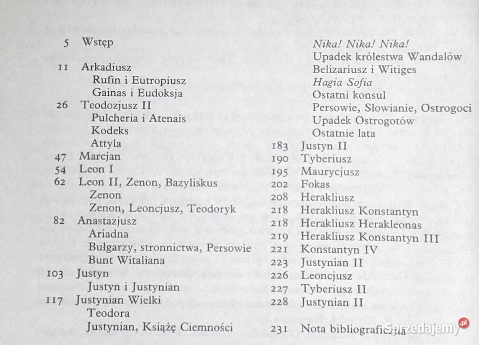 Poczet cesarzy bizantyjskich Aleksander Krawczuk Rok wydania 1992 Książki i Podręczniki sprzedam