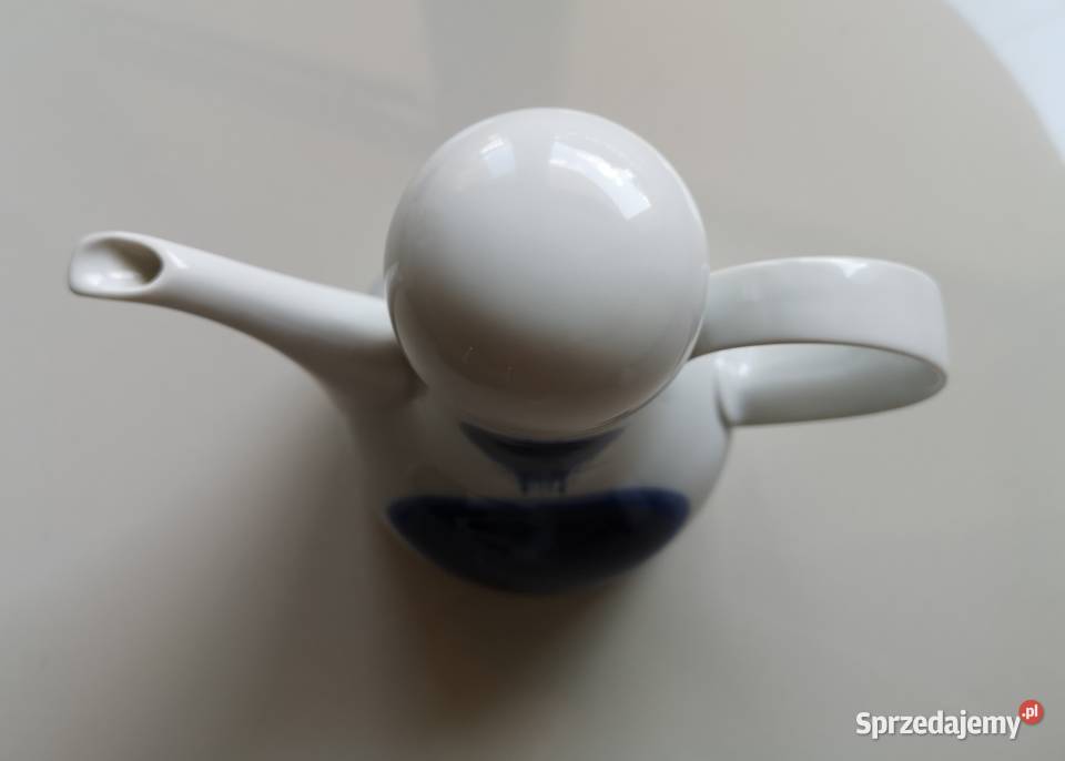 Dzbanek do kawy porcelana Pop Art vintage Toruń