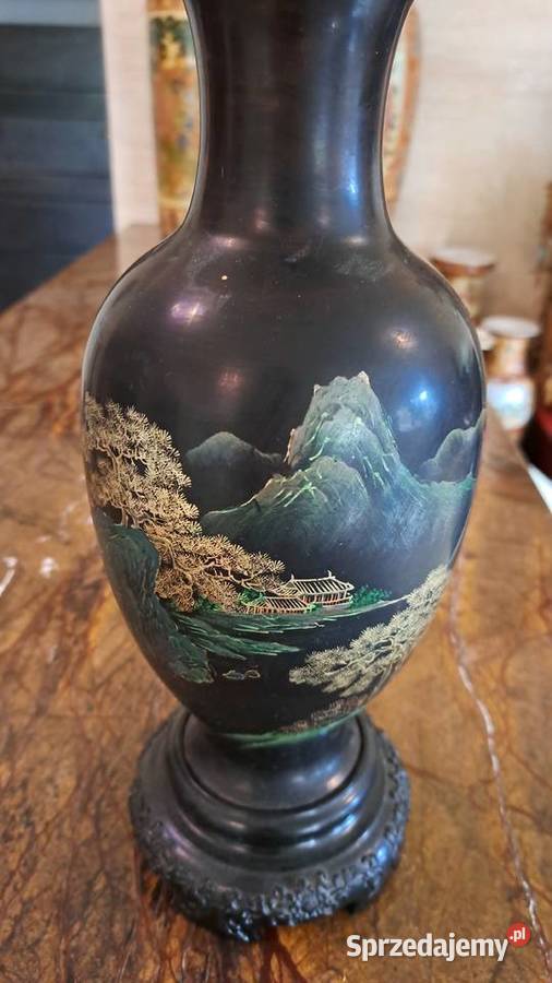 obraz macica perłowa unikat scenka chińska Warszawa