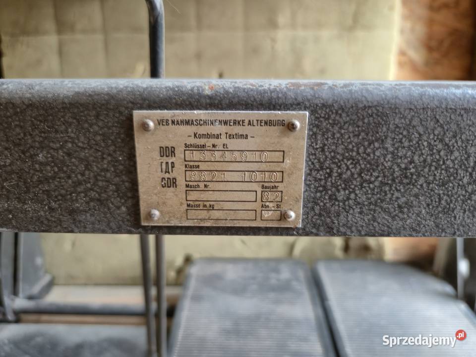 Maszyna do szycia przemysłowa Textima Altin Pozostałe Dąbrowa Górnicza sprzedam