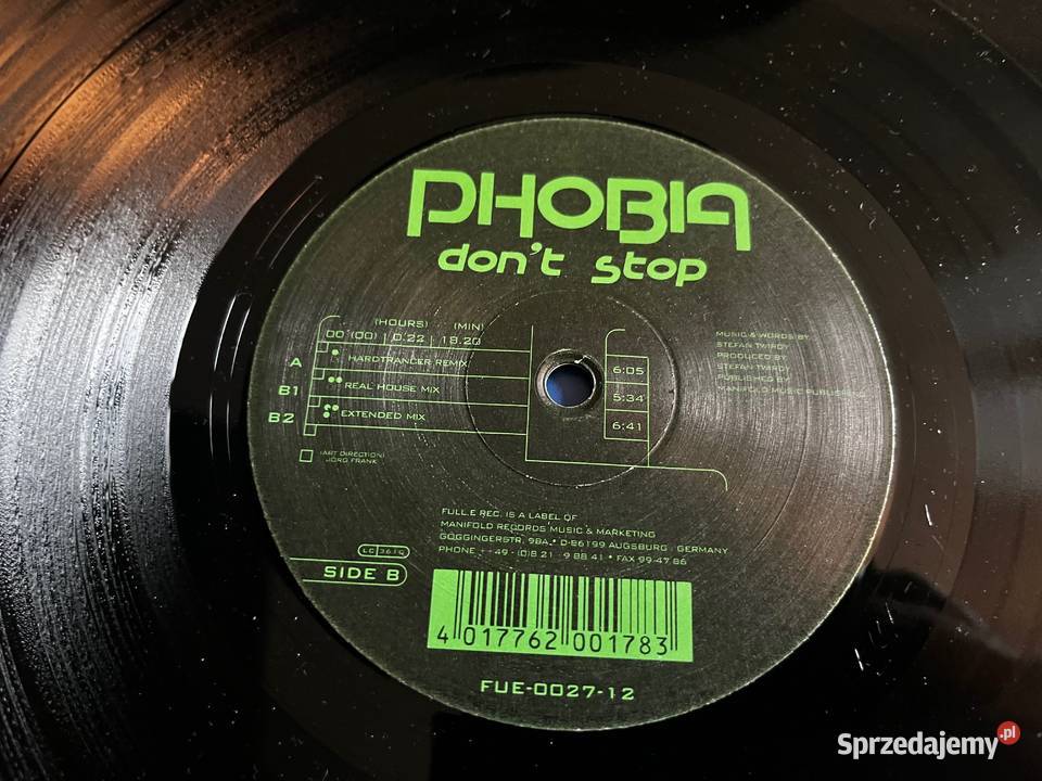 Phobia Dont Stop Hard Trance śląskie Błażejowice