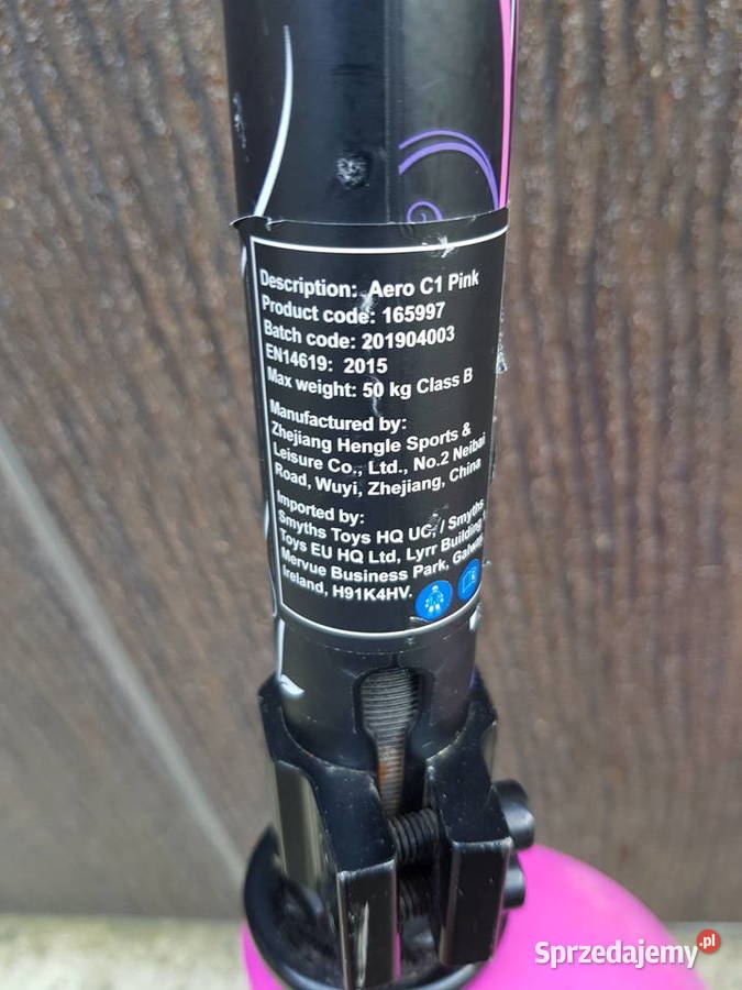 Hulajnoga dziecięca Aero C1 50 mazowieckie Warszawa sprzedam