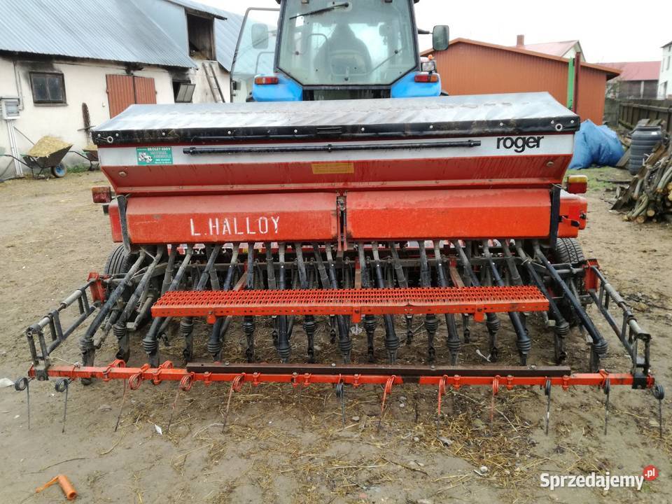 Siewnik zbożowy Roger 3m nieuszkodzony Siewniki i sadzarki Czaje