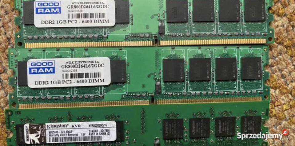 Pamięć RAM 2GB 2x1GB Goodram GR800D264L62GDC Alwernia