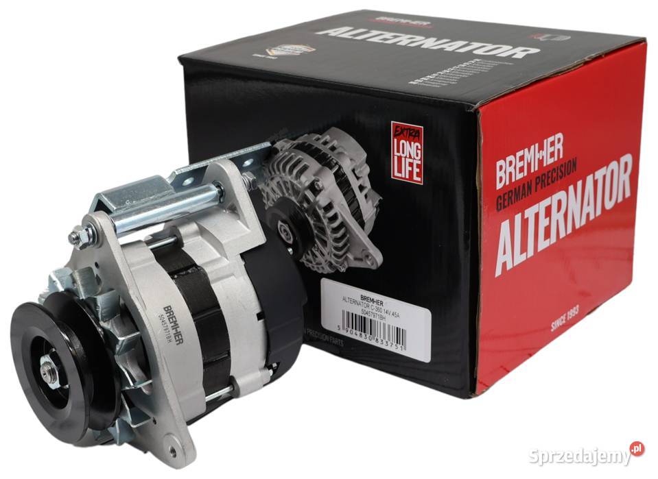 BREMHER ROZRUSZNIK Alternator 14V 45A Instalacja Hydraulika Solec Kujawski