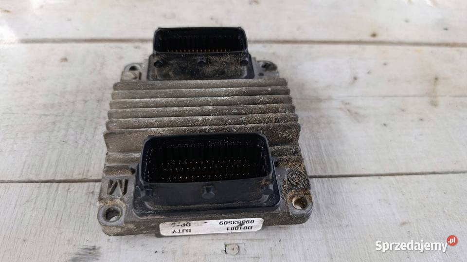 OPEL ASTRA G 2000 STEROWNIK MODUŁ ECU 09353509 osobowe Czujniki i sterowniki Gliwice sprzedam