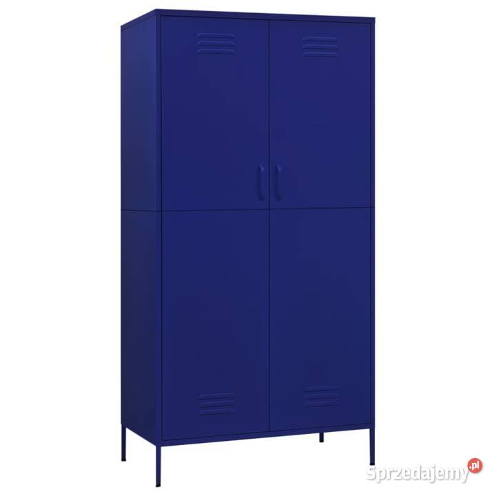 Szafa granatowa 90x50x180 stalowa336244 mazowieckie Warszawa sprzedam
