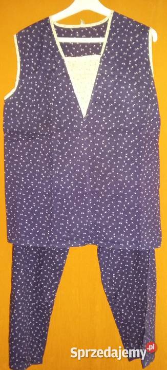 Piżama letnia granatowacienka bawełna S Inna marka Łódź