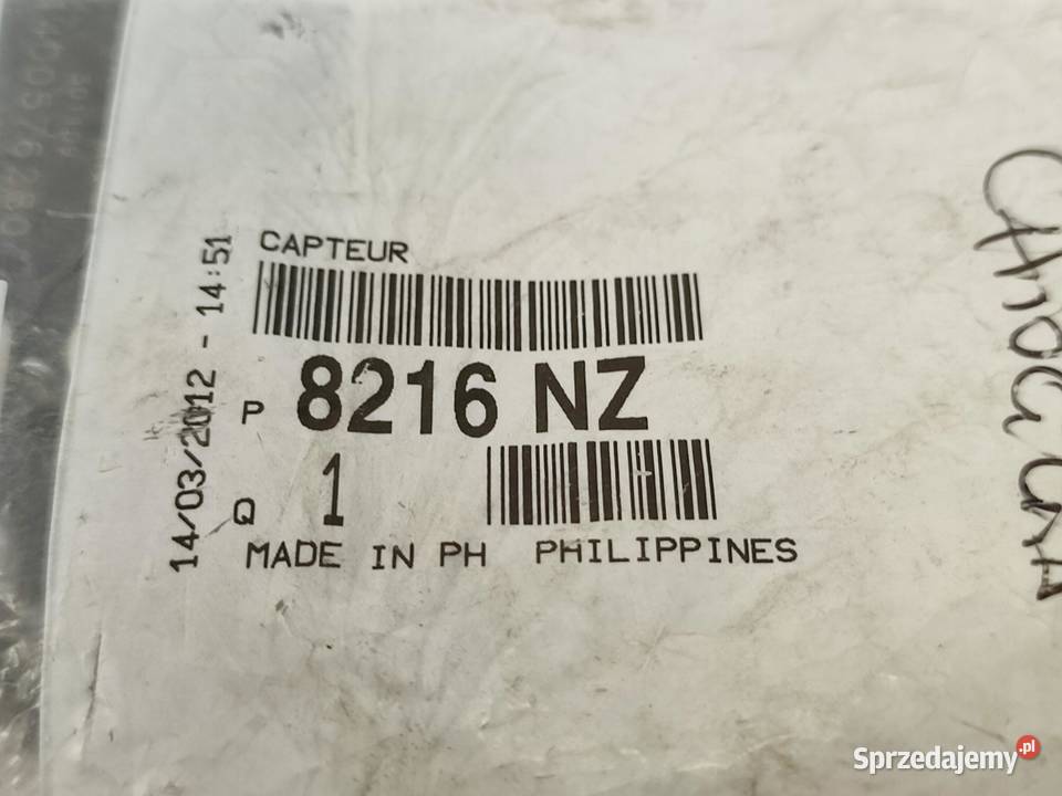 CZUJNIK UDERZENIA CITROEN BERLINGO ER EC B9 2016 osobowe