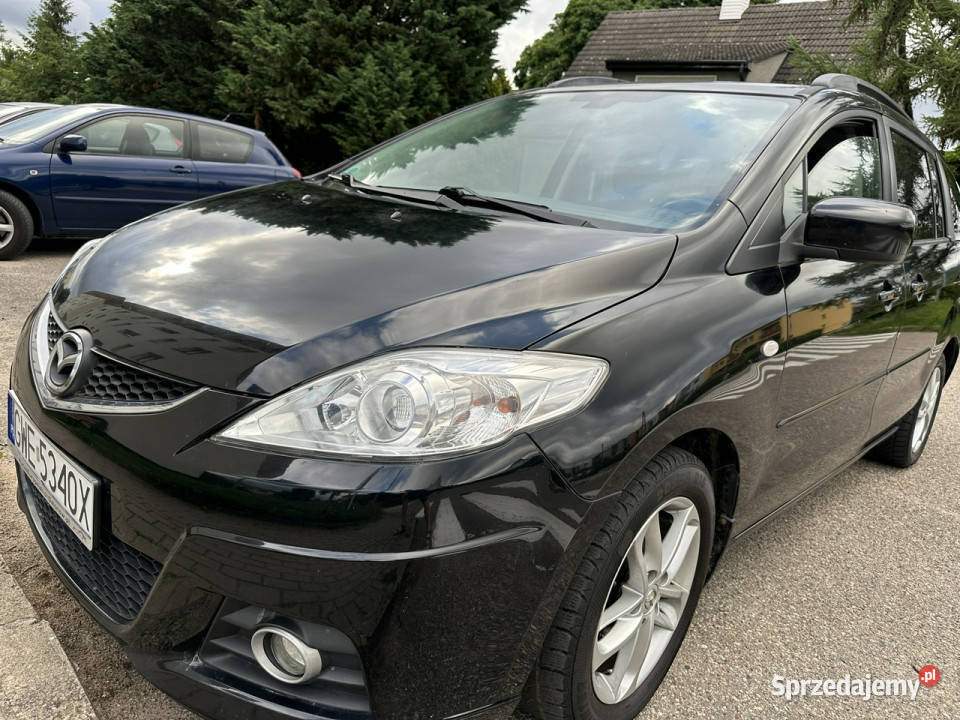 Mazda 5 20 benzyna klimatronik 7 miejsc drugie lakier metallic Wejherowo