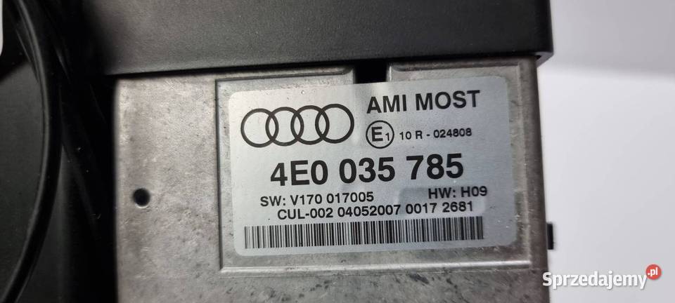 MODUŁ AUDI S8 D3 4E0035785 Motoryzacja kujawsko-pomorskie Lipno