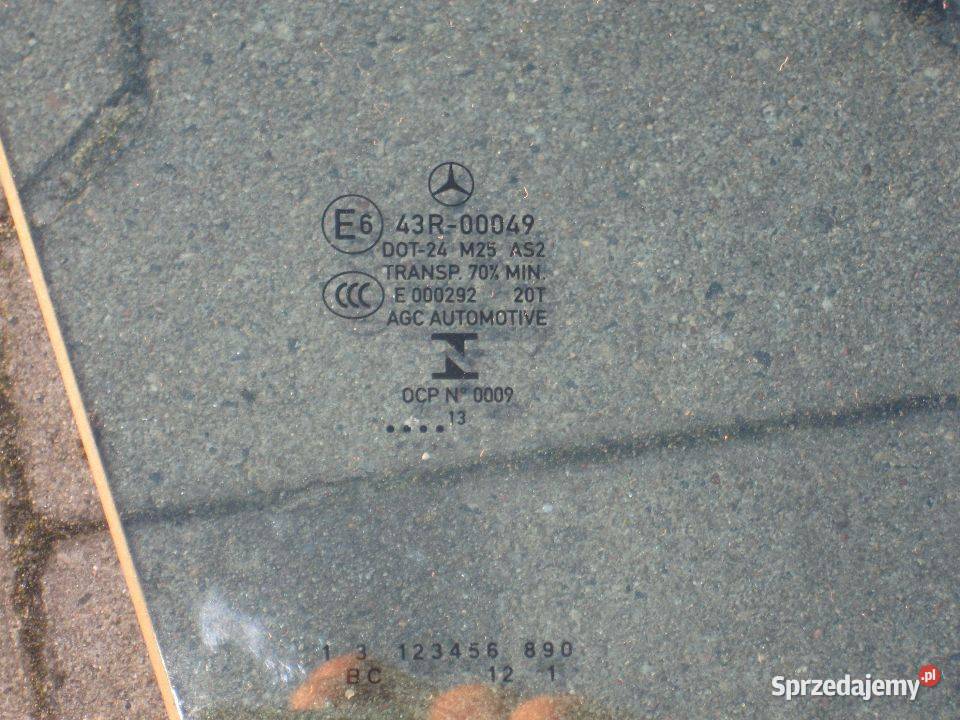 mercedes 205 w205 c klasa sedan szyba drzwi Rakoniewice