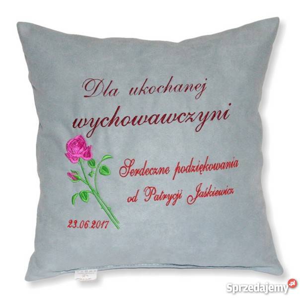 Poduszka Prezent Wychowawcy na Dzień Nauczyciela Grudziądz