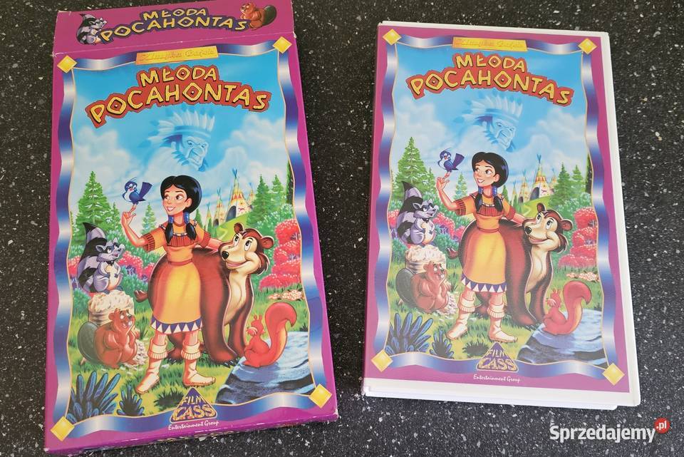 Kaseta VHS Młoda Bocahontas lata 90te Kraków