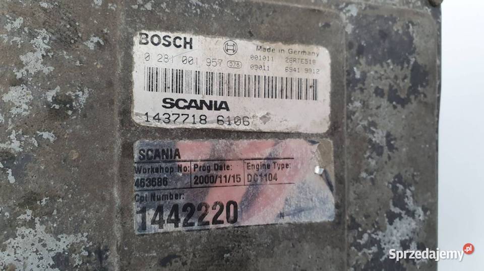KOMPUTER SILNIKA ECU DC1104 14377186106 R114 E3