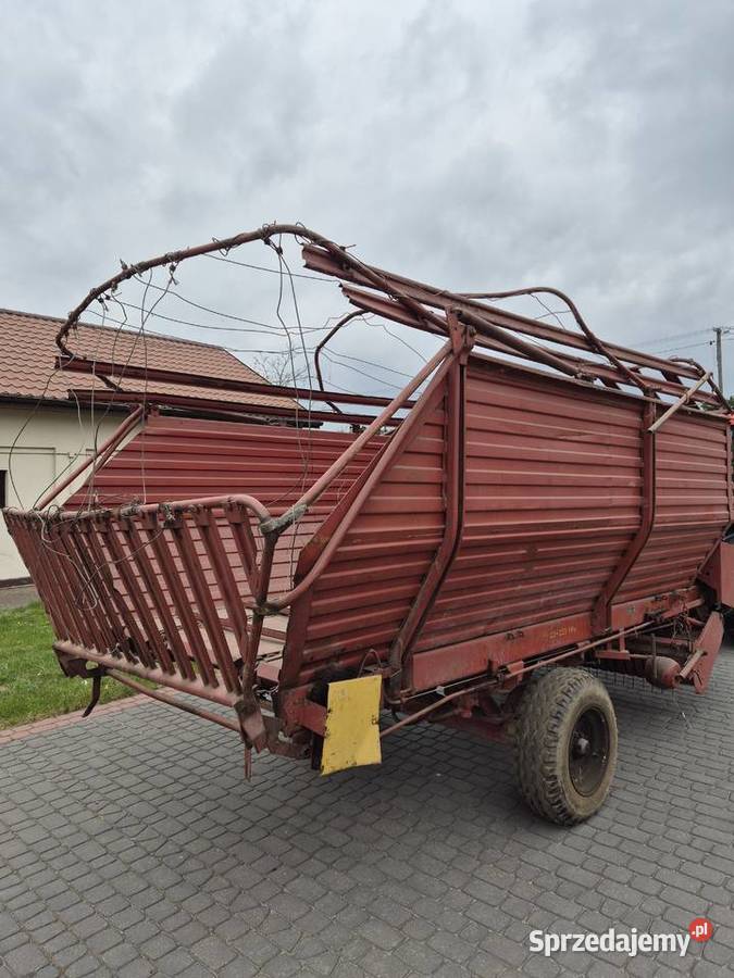 Przyczepa samozbierajaca t055 nieuszkodzony Magnuszew