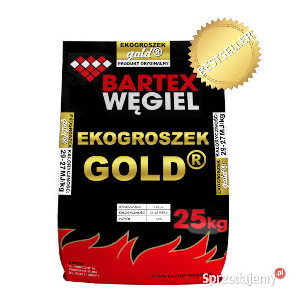 Ekogroszek GOLD 25 kg BARTEX