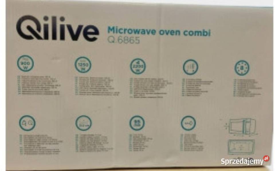 QILIVE kuchenka mikrofalowa Q6865 pojemność 30 l