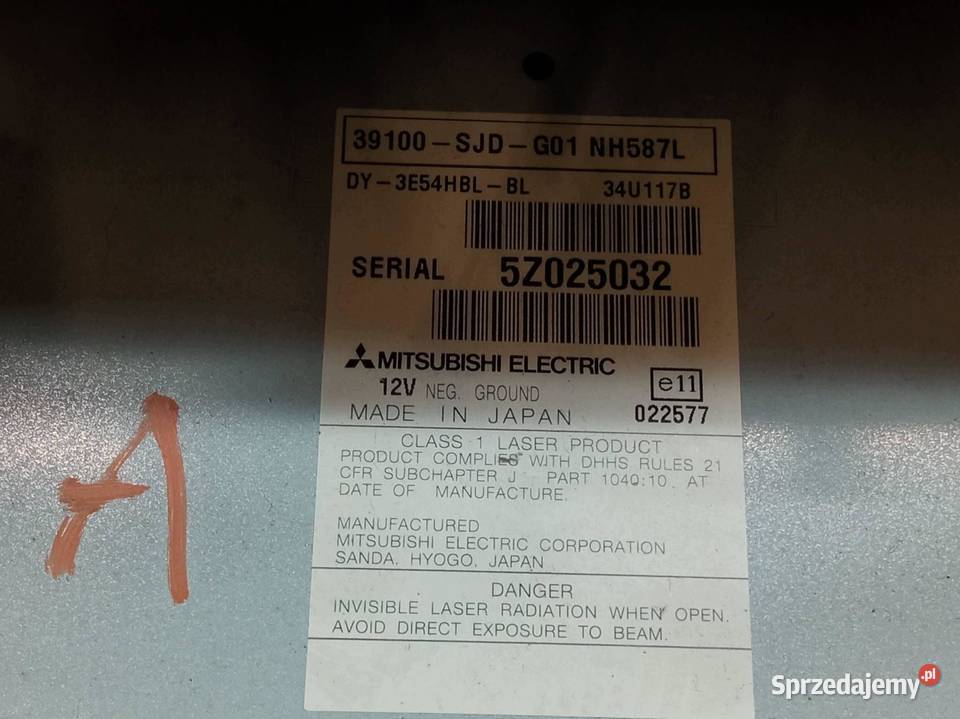 RADIO 39100SJDG01 Honda FRV I 20042009